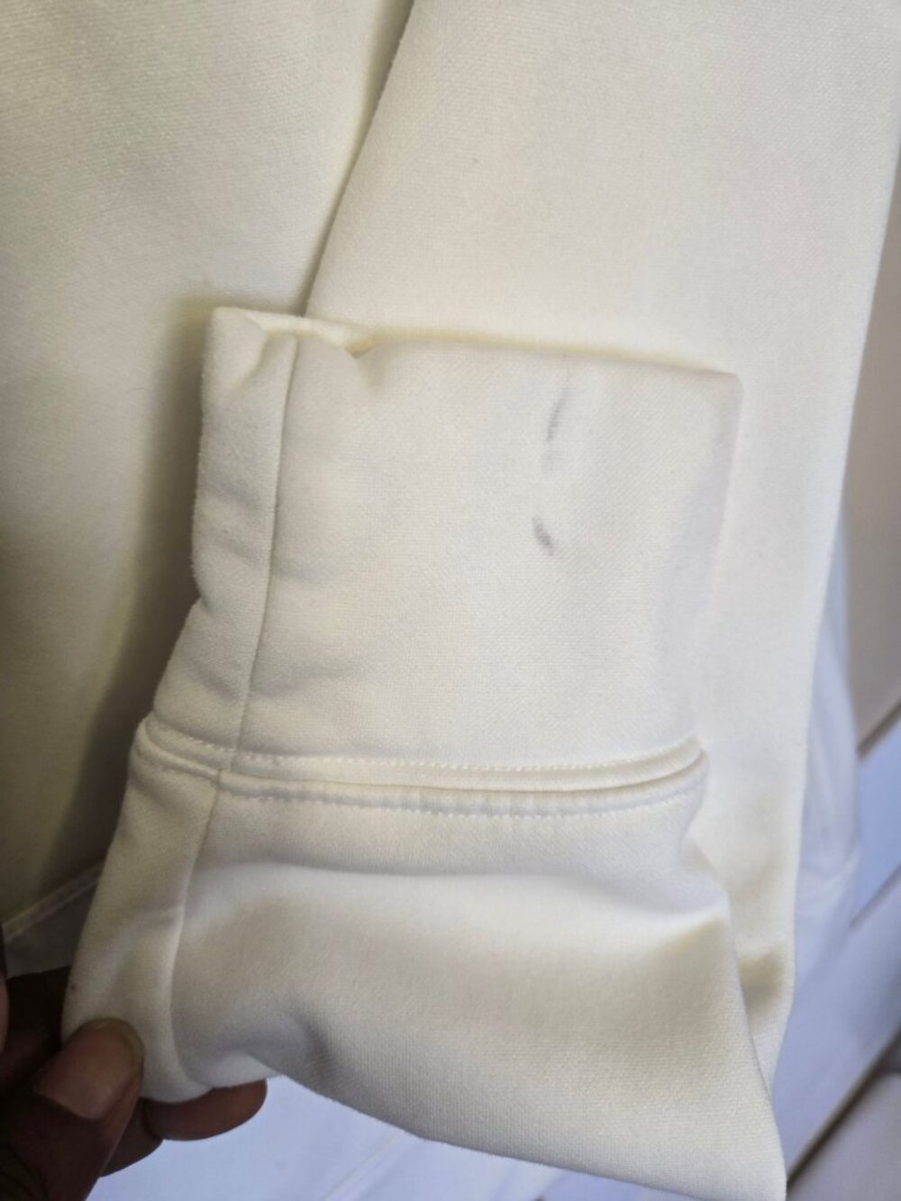 Ladies North Face Logo White Slim Fit Pullover Size Medium Outdoors Premium - Picture 6 of 7